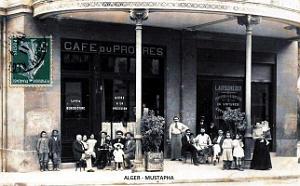 1982- Alger-Mustapha - Cafe du Progres et Peinture Voitures - 1911